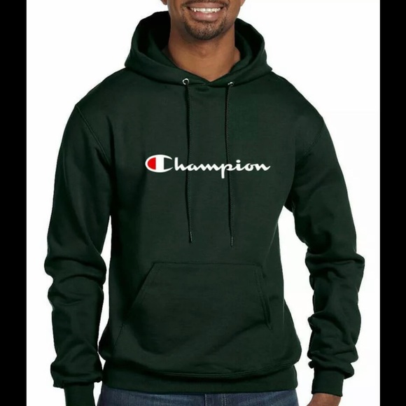 champion sweater mens green